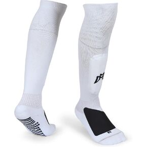 Soccer Grip Socks with Built in Shin Guards, Metatarsal Pad for Foot Protection - For Players with Shoe Size 6+