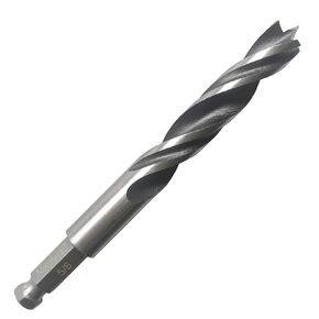 NordWolf 5/8" Brad Point Wood Drill Bit with 7/16" Hex Shank & Double Flutes Double Cutting Edges, Compatible with Drills and Impact Drivers