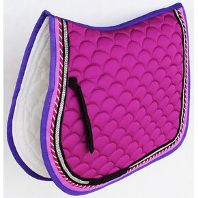 Horse Quilted English Saddle PAD Trail Dressage 72Dressage