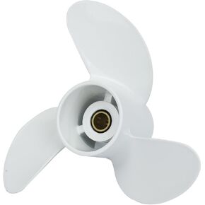 Boat Engine Propellers for HANGKAI 2 Stroke 6.0 HP ＆ 4 Stroke 6.5 HP Outboard Motor, 7.8" Diameter x 8" Pitch 3 Blade 12 Spline Tooth