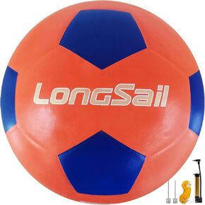 Foam Waterproof Soccer Ball USA Size 3,4,5 Kids Youth Adult Seamless High Durability Leisure Sports Beginners Club Competition Training(Mesh Bag,Pump Included)