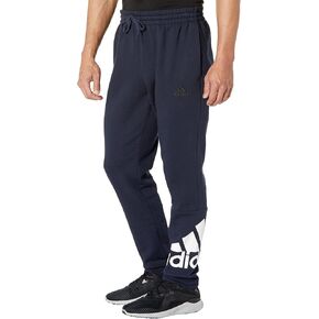 adidas Men's Essentials Fleece Tapered Cuff Logo Pants