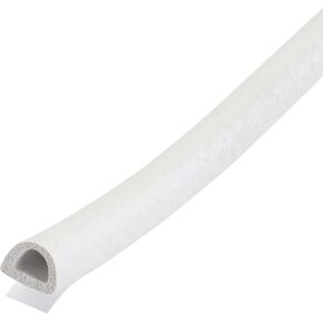 M-D Building Products 05684 1/4 in. x 5/16 in. x 17 ft. White Premium Thermoplastic Rubber Platinum™ Window Seal for Medium Gaps