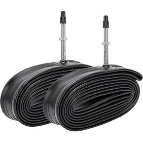 2-PCS 26x1 3/8 Heavy Duty Bike Tire Tubes FV48MM Presta Valve 37-590 Inner Tubes Compatible with 26x1 3-8 26 1 3/8 Bike Bicycle Tire Tubes