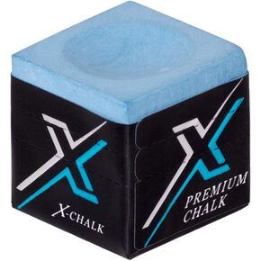 Exceed X-Chalk Pool cue Billiard Premium Chalk - Blue - One Piece in Saudi Arabia