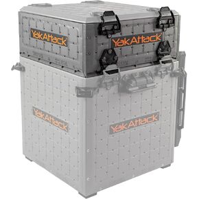YakAttack ShortStak Upgrade Kit for BlackPak Pro, 13" x 13" - Battleship Grey (BLP-AC-0009-BG) | Kayak Fishing Accessories