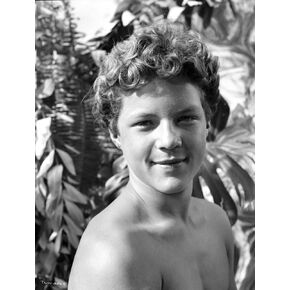 A Portrait Of Johnny Sheffield Outdoors Photo Print (8 x 10)