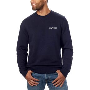 Tommy Hilfiger Men's Crew Sweatshirt (Small, Sky Captian)