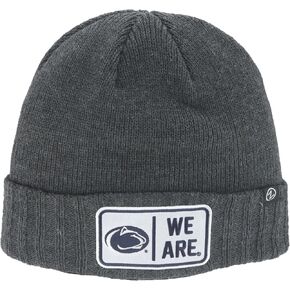 ZHATS Standard NCAA Officially Licensed Beanie Hat Ranger Patch Defer Charcoal, Grey, One Size