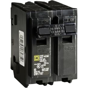 Square D Circuit Breaker, 45 Amp, 2-Pole, HOM245