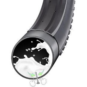 2-PCS 27.5" Heavy Duty Bike Tubes 27.5 x 1.75/2.4 AV32mm Super Automatic Repair, Self-Sealing, Puncture Resistant Compatible with 27.5x2.20/2.30/2.35/2.4 Bike Bicycle Tire Tubes Schrader Valve