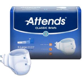 Attends Breathable Adult Briefs - Large 72/cs