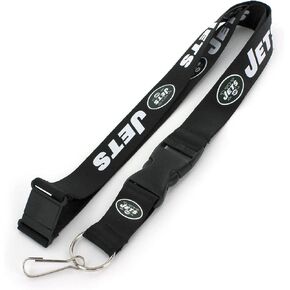 aminco NFL New Orleans Saints Team Lanyard, Charcoal, 6