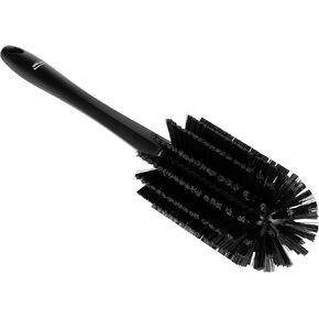 Vikan 5382809 Pipe Brush with Handle, one Piece, 3.1", Medium, Black