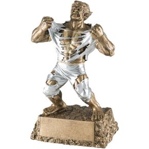 Victory Monster Trophy in Two Sizes with 3 Lines of Custom Text