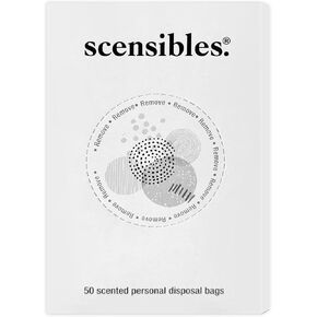 Disposal Bags for Menstrual Care Products - 50 ct Refill Box - for Disposal of Tampons, Pads, Panty Liners, Hygiene Products