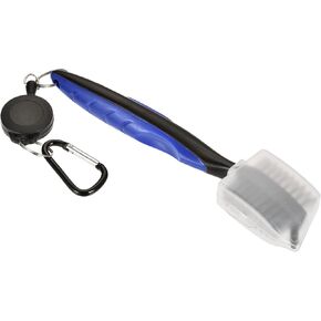 Golf Club Brush - Golf Club Groove Cleaner Zip-line Dual Bristle Cleaning Tools, Retractable