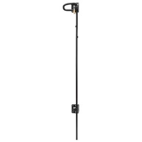 D&D Technologies QB140 Q-Bolt Drop Bolt, Padlockable with Padlock Storage Feature, for Square Post Metal Gates, 40" Length