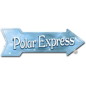 MightySkins Peel and Stick Art Removable Polar Express Decal Decor 24" Directional Sticker Vinyl Wall Decals
