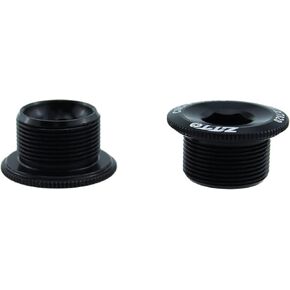 Maxmoral 2pcs Crank Arm Screws Black M20 Aluminum Alloy Bike Bicycle Crank Arm Screw Chainwheel Screws