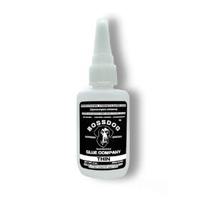 BOSSDOG Professional Strength Super Glue, Thin Viscosity, 2 oz. Great for Wood, Plastics, Rubber, Metals, Concrete, and More