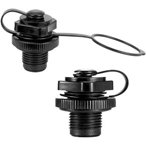 2/Set Inflatable Boat Air Valve, Inflatable Boat Spiral Air Plugs Inflatable Air Valve Replacement Screw for Inflatable Boat
