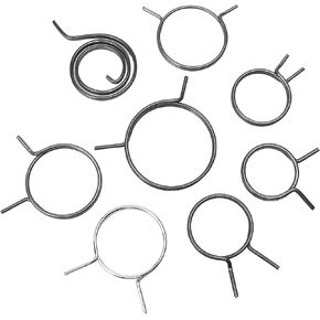 8pcs Replacement Door Handle Springs for Knob Lever Latch Internal Coil Repair Spindle Lock Torsion Spring Size Turn The Turning Handles Return- Check Size Carefully Before Order