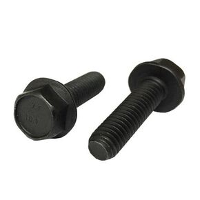 (6) M10-1.5x25 Metric Class 10.9 Hex Flange Bolts Frame Cap Screws Phos & Oil