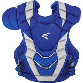 Easton PRO X Baseball Catchers Chest Protector Intermediate Royal 2020 2 Layer Design + EVAIR Foam 4 Point Strap System + Neoprene Back for Superior Fit & Comfort Commotion Cordis Foam (8064929)