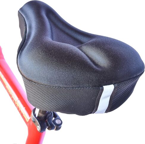 Gel Bike Seat Covers for Women Comfort - Stationary Bike Seat Cushions - Spin Bike Seat Cushion - Fits Peloton Seat Cover - Gel Seat Cover for Bike - Bike Seat Cover Cushion - Bike Gel Seat Cover in Saudi Arabia