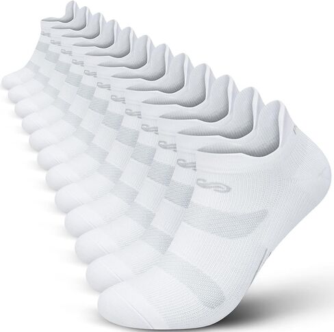 PAPLUS Running Ankle Socks Men Women 6 Pairs, Athletic Cushioned Low Cut Tab Sports Socks with Arch Support in Saudi Arabia