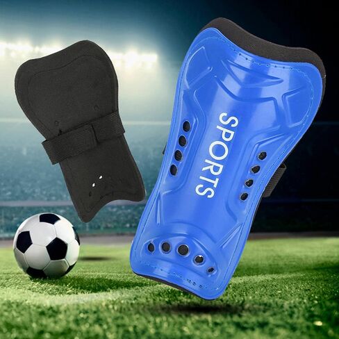 Kids Youth Soccer Shin Guards Shin Pads Protective Soccer Equipment for Football Games Reduce Shocks Injuries for Boys Girls Youth(Blue) in Saudi Arabia