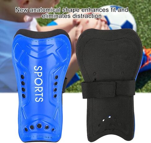 Kids Youth Soccer Shin Guards Shin Pads Protective Soccer Equipment for Football Games Reduce Shocks Injuries for Boys Girls Youth(Blue) in Saudi Arabia