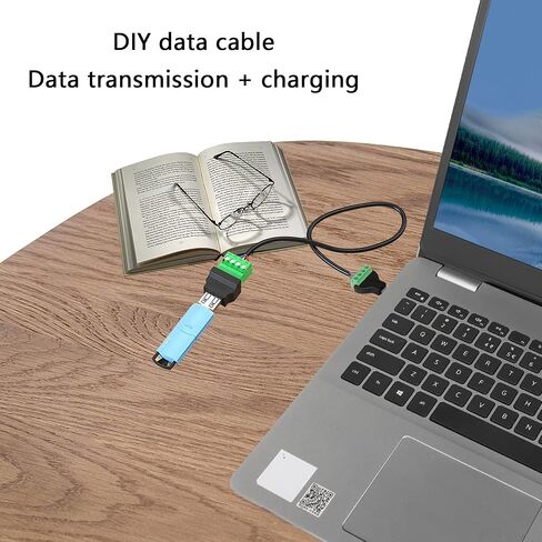 CERRXIAN 2PSC USB Mini to 4 Pin Screw Terminal Block Connector,DIY USB Mini Male Adapter Connector USB Breakout Board for DIY USB Power Supply for Cable Charging Data Transfer in Saudi Arabia