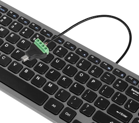 CERRXIAN 2PSC USB Mini to 4 Pin Screw Terminal Block Connector,DIY USB Mini Male Adapter Connector USB Breakout Board for DIY USB Power Supply for Cable Charging Data Transfer in Saudi Arabia