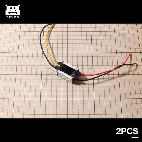 2PCS Waterproof DC-DC Converter 12V Step Down to 5V USB Power Supply Module 3A 15W in Saudi Arabia
