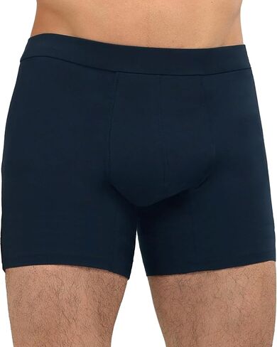 Washable Mens Leakproof Incontinence Underwear Bladder Leak Protection Instant Absorbency 60 ML Boxer Briefs (Black XXL) in Saudi Arabia
