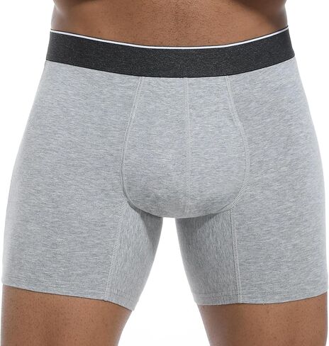 Washable Mens Leakproof Incontinence Underwear Bladder Leak Protection Instant Absorbency 60 ML Boxer Briefs (Black XXL) in Saudi Arabia