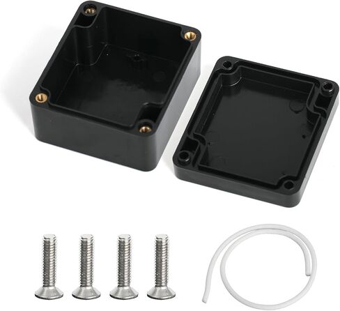 6PCS Electronic Project Box,IP65 Waterproof Dustproof ABS Plastic Junction Box- Indoor and Outdoor Electronics Cable Electrical Project Boxes 2.55x2.28x1.37 inch in Saudi Arabia