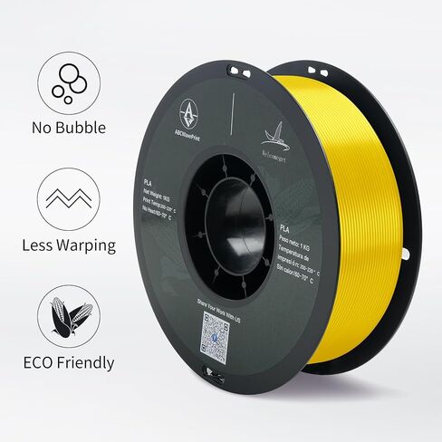 PLA 3D Printer Filament, Triple Color Silk PLA Filament, Dimensional Accuracy +/- 0.02 mm, 1 kg Spool(2.2lbs), 1.75 mm, Red Yellow Blue in Saudi Arabia