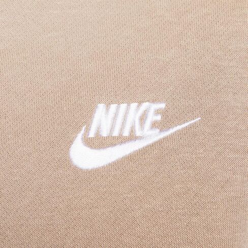 Nike Mens CLUB HOODIE Pull Over BB Mens BV2654-247 (KHAKI/KHAKI/WHITE), Size L in Saudi Arabia