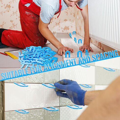 1/16 Horseshoe Shims, 400Pcs Blue Plastic U Shape Tile Spacers for Leveling in Saudi Arabia
