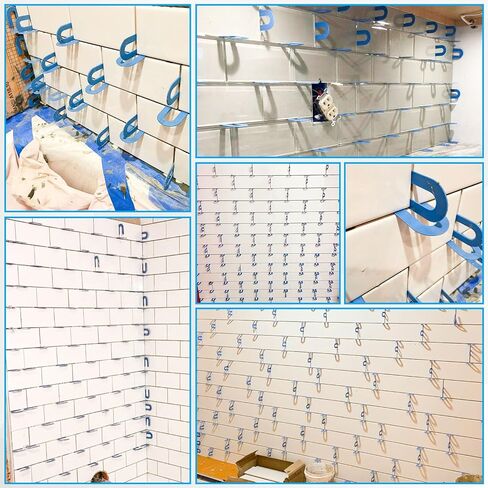 1/16 Horseshoe Shims, 400Pcs Blue Plastic U Shape Tile Spacers for Leveling in Saudi Arabia