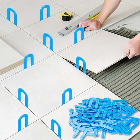1/16 Horseshoe Shims, 400Pcs Blue Plastic U Shape Tile Spacers for Leveling in Saudi Arabia