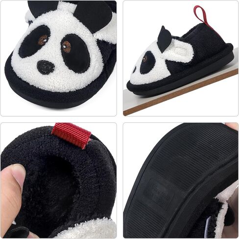 KAKU NANU Toddler Kids Unisex Slippers Animal Winter Warm Furry Shoes for Boys Girls in Kuwait