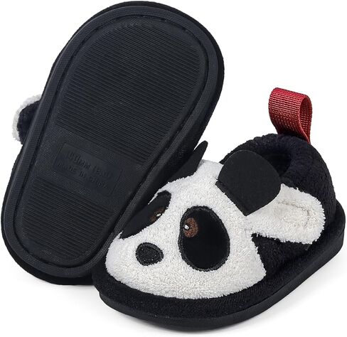 KAKU NANU Toddler Kids Unisex Slippers Animal Winter Warm Furry Shoes for Boys Girls in Kuwait