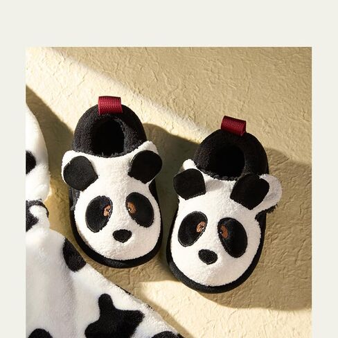 KAKU NANU Toddler Kids Unisex Slippers Animal Winter Warm Furry Shoes for Boys Girls in Kuwait