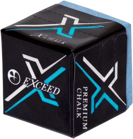 الطباشير الفاخر من Exceed X-Chalk Pool cue - أزرق - قطعة واحدة in Saudi Arabia