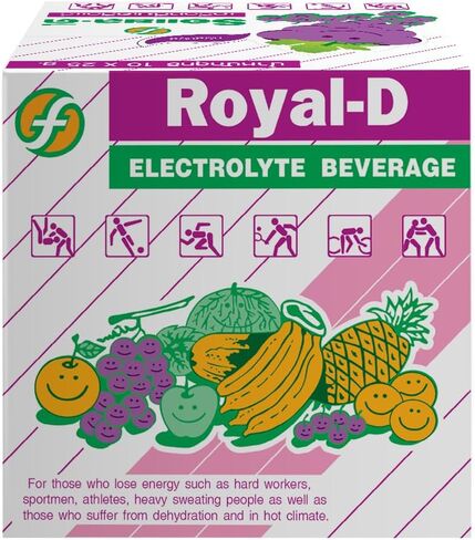 Electrolyte Beverage Powder - Electrolyte Powder for Dehydration Relief, Isotonic Electrolyte Drink Mix, Electrolyte Drink Mix. Sodium, Potassium - Grape Flavor (8.8 Oz Box, 4 Count) in Saudi Arabia