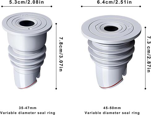 Washing Machine Drain Hose Seal,Anti-Odor Floor Drain Plug，Sewer Pipe Seal Ring Sealing Cover，Floor Drain Backflow Preventer，Silicone Anti-Odor Floor Drain Sewer Deodorant Cover（45-50mm） in Saudi Arabia